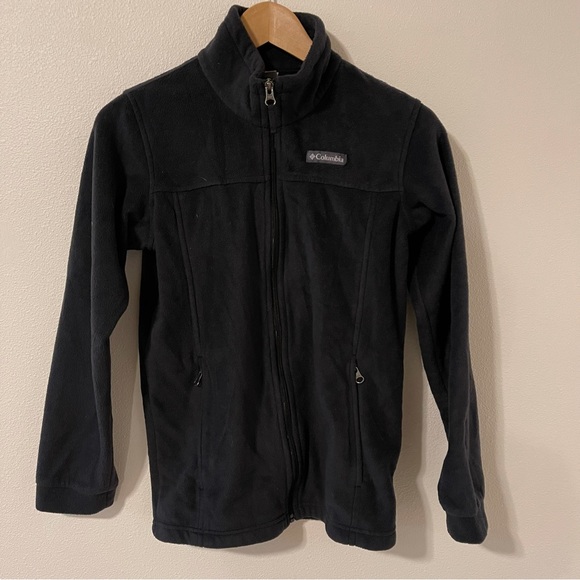Columbia Steens Mountain Fleece Full Zipper Black Gorpcore. Size Large (14/16) - Picture 2 of 10